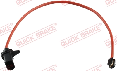 Warning Contact, brake pad wear